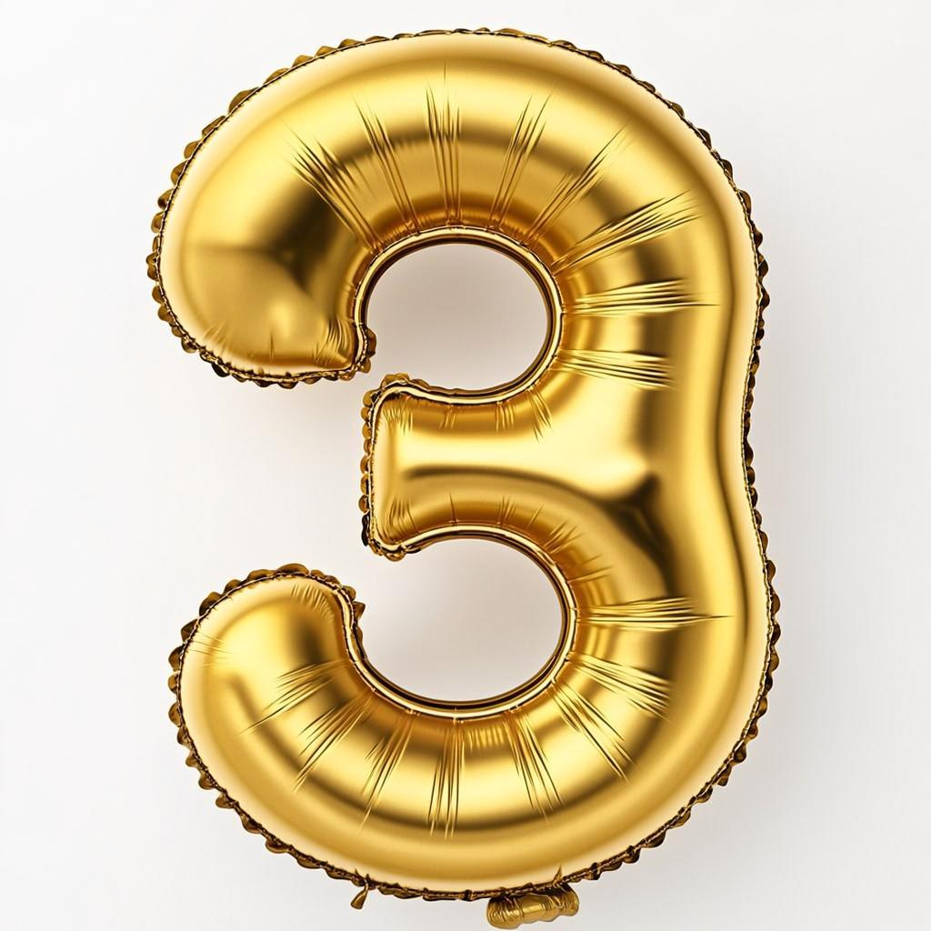 Foil Number Balloon (0–9)