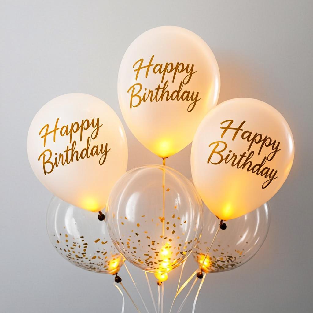 LED Light-Up Balloons — Pack of 10