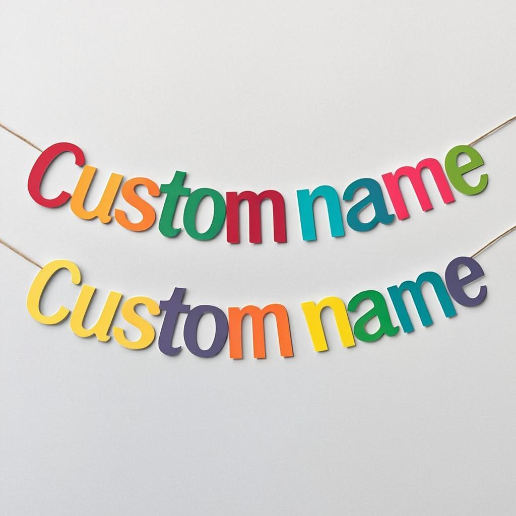 Custom Name Banner (per letter)