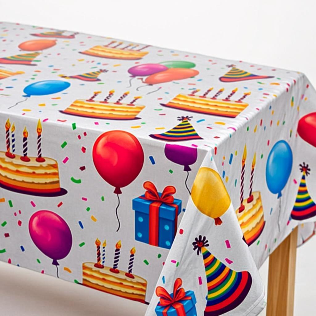 Plastic Table Cover — 1.4m × 2.6m